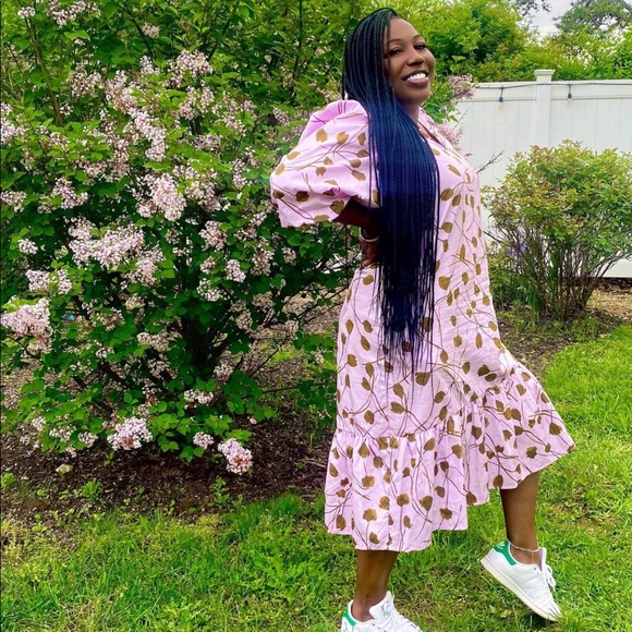 target purple floral dress Flutter Sleeve Maxi Dress